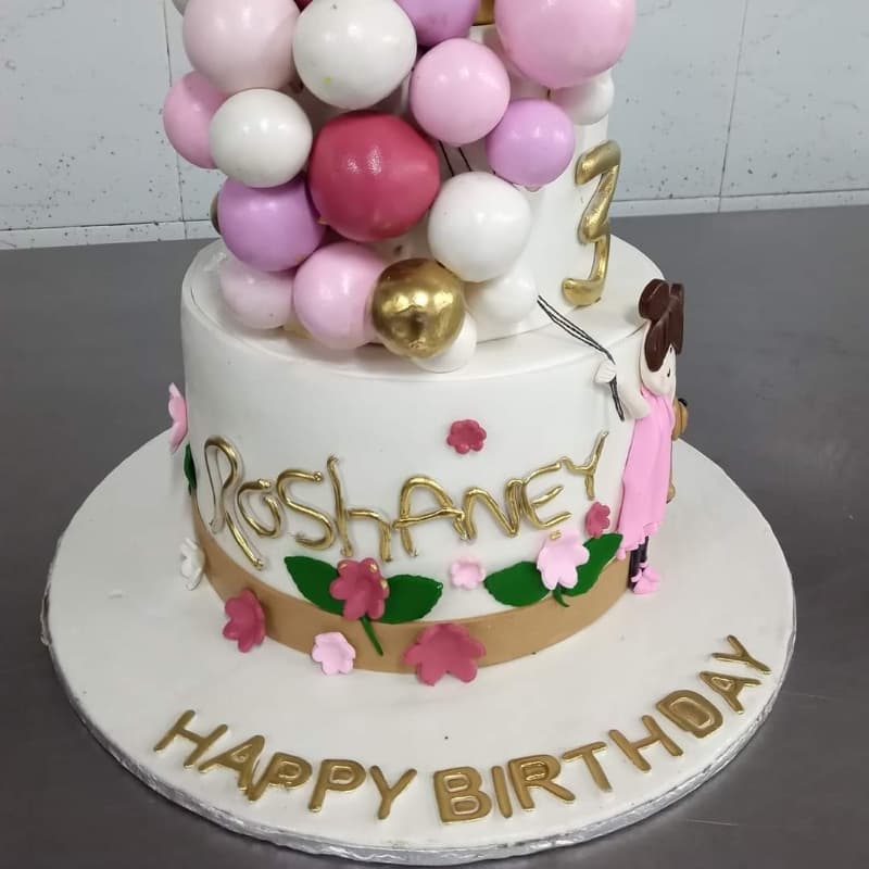 Baby Girls birthday cake