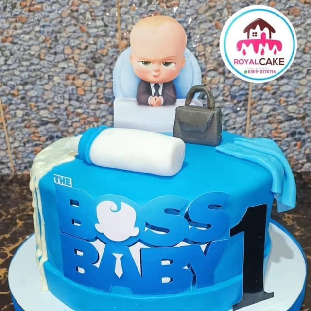 Baby Boss Barthday cake