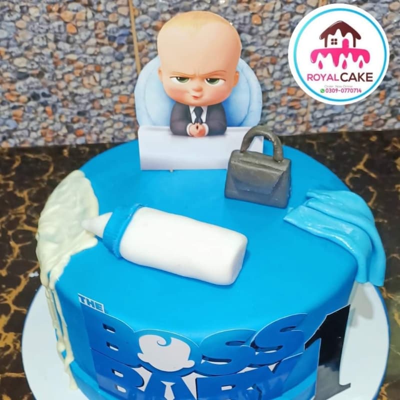 Baby Boss Barthday cake