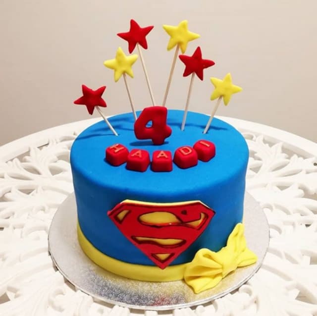 Spider-Man Baby Barthday cake